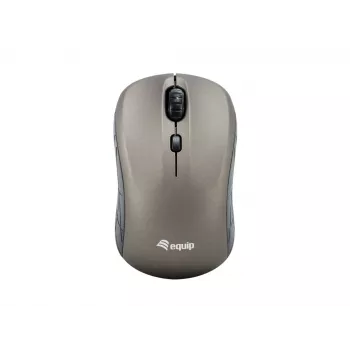 Equip Mini optiskā bezvadu pele, abpusēja, optiska, RF bezvadu, 1600 DPI, pelēka