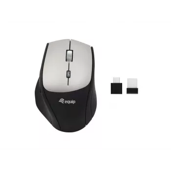 Equip 245115 Bezvadu pele ar dubulto savienotājadaptieri (USB-C+A)