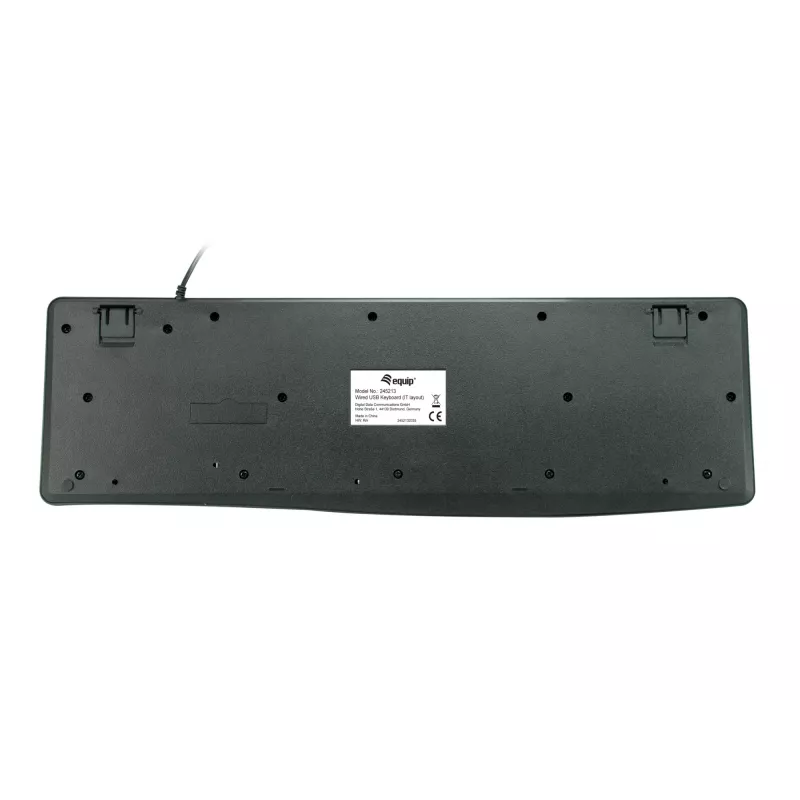 Equip 245213 tastatūra Office USB QWERTY itāļu Melna