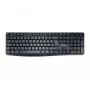 Equip vadu USB tastatūra, ASV/Starptautiskais izkārtojums (QWERTY), pilna izmēra, melna