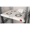 Equip EZF-4-G dzesēšanas ventilatori 19 inch, 1U, 4 ventilatori, RAL7035 pelēki
