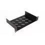 Equip fiksētais plaukts 10 inch, 1U, 150 mm, melns