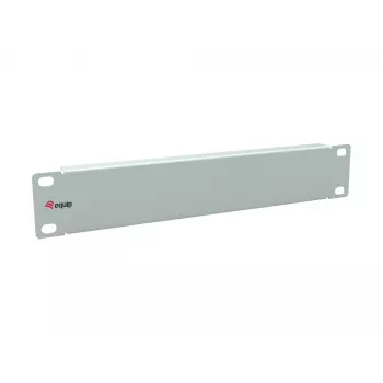 Aizpildes panelis Equip 10 collu 1U gaiši pelēks tērauds 25.4 mm