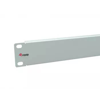 Aizpildes panelis Equip 10 collu 1U gaiši pelēks tērauds 25.4 mm