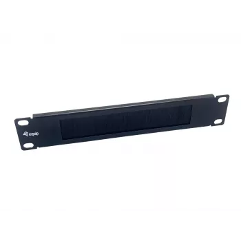 Birstu panelis Equip 10 collu 1U Melns Tērauds 25.4 mm platums