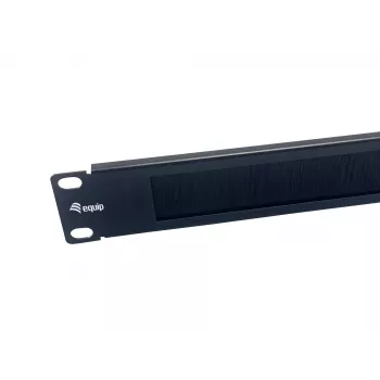 Birstu panelis Equip 10 collu 1U Melns Tērauds 25.4 mm platums
