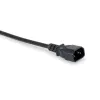 Equip 333310 strāvas sadales bloks (PDU) 8 AC kontaktligzdas 1U Melns