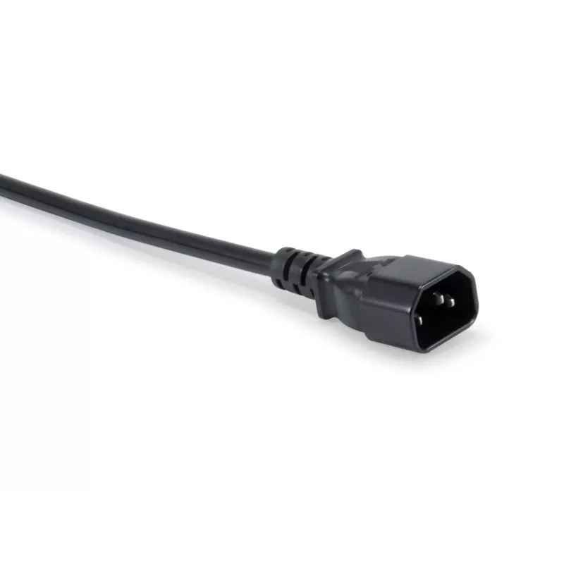 Equip 333310 strāvas sadales bloks (PDU) 8 AC kontaktligzdas 1U Melns
