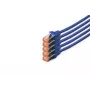 DIGITUS savienotājkabelis - CAT6 - S/FTP - Snagless - Cu - 10m - zils - 5pk