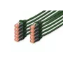 DIGITUS Patch vads - CAT6 - S/FTP - Snagless - Cu - 5m - zaļš - 10pk