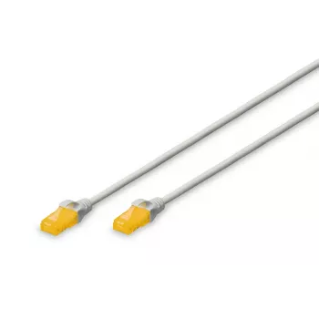 Tīkla kabelis Digitus CAT 6A U/UTP Slim Patch Cord RJ-45 Cat6a 1m Pelēks