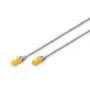 Tīkla kabelis Digitus CAT 6A U/UTP Slim Patch Cord RJ-45 Cat6a 1m Pelēks