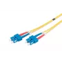 DIGITUS optiskās šķiedras patch cords, SC-SC OS2, vienmodas 09/125 µ, duplekss, 1 m