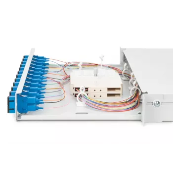 DIGITUS Fiber Optic Sliding Splice Box 1U, 12x SC duplex, OS2, DN-96321/9
