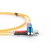 DIGITUS optiskās šķiedras savienotājkabelis LC-ST OS2 viensveida 9/125 µm duplekss 1 m