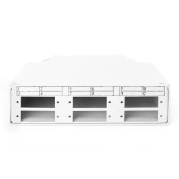 DIGITUS DN-96890 DIN sliežu savienojuma kārba 6x SC//DX savienotājiem, pelēka