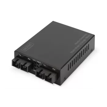 DIGITUS Multi/Singlemode Media Converter Gigabit Viļņa garums: 850nm 1310nm 20km