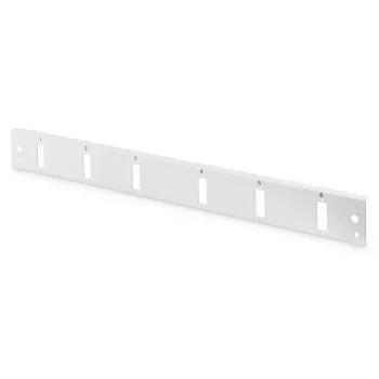 DIGITUS priekšējais panelis Quick Lock 6x SC DX vertikāli pelēks
