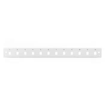 DIGITUS DN-96206-QL priekšējais panelis ar ātro fiksāciju 12x LC DX / SC SX / E2000 SX pelēks
