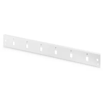DIGITUS DN-96208-QL priekšējais panelis Quick Lock 6x SC SX LC DX vertikāli pelēks