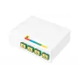 DIGITUS FTTH sadales kārba ar 4x SC (APC) SX adapteri, sienas un DIN sliedes montāžai