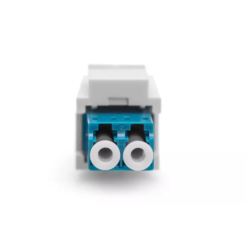 Šķiedru optikas LC/LC duplekss keystone savienotājs Digitus DN-96007-1-K
