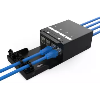 DIGITUS DN-93708-4 Konsolidācijas punkta kaste 4 portiem ar viedu kabeļu pārvaldnieku