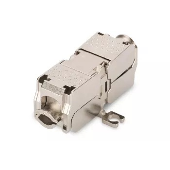 DIGITUS lauka pieslēguma savienotājs CAT6A, 500 MHz, AWG 22-26, pilnībā ekranēts keystone dizains, 26x35x80 mm