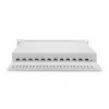 DIGITUS CAT6A Savienotājpanelis, ekranēts, 12 portu, marķēšanas lauks, 1U, 10 inch statīva montāža, pelēks RAL 7035