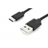 DIGITUS ASSMANN USB Type-C savienojuma kabelis, Type-C uz A M/M, 2m, 3A, 480Mbps, 2.0 versija, melns