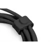 DIGITUS USB Silikona uzlādes kabelis USB-A – Lightning 2m USB 2.0 12W – 2m melns