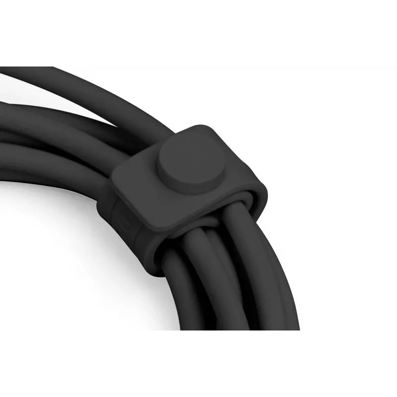 DIGITUS USB Silikona uzlādes kabelis USB-A – Lightning 2m USB 2.0 12W – 2m melns