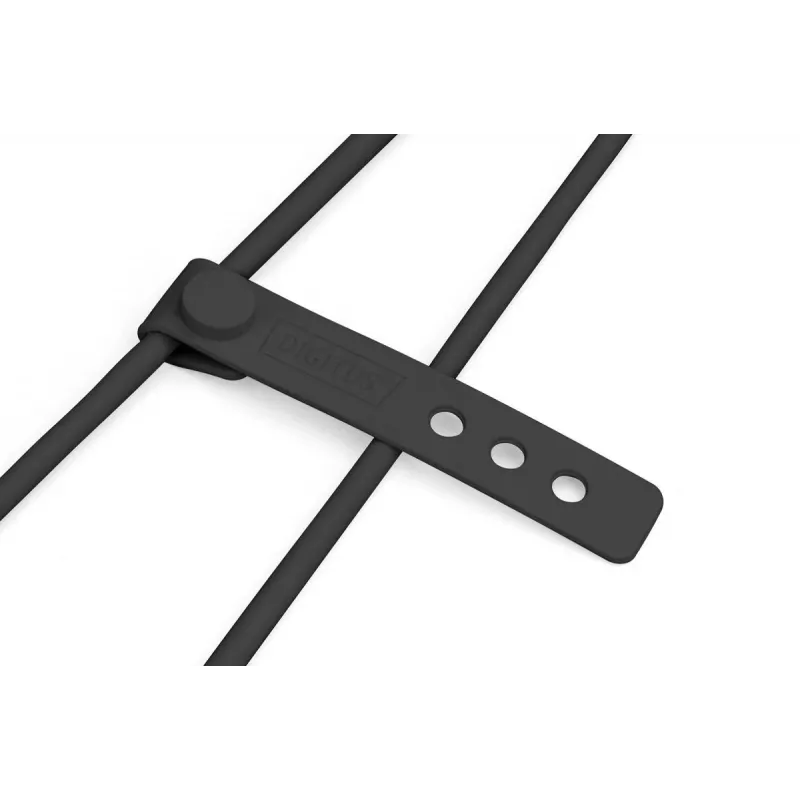 DIGITUS USB Silikona uzlādes kabelis USB-A – Lightning 2m USB 2.0 12W – 2m melns