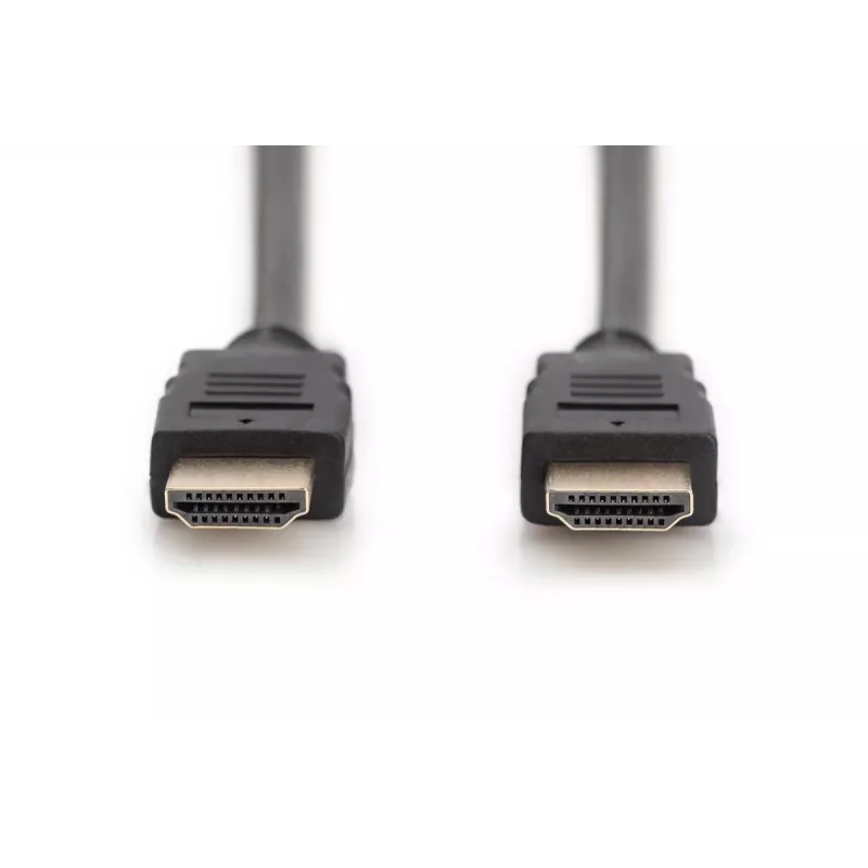 DIGITUS HDMI Premium High Speed savienojuma kabelis, tips A M/M, 3m ar Ethernet, Ultra HD 60p, melns