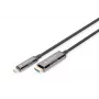 DIGITUS USB-C uz HDMI AOC adaptera kabelis, HDMI 2.0, 4K@60Hz, 20 m