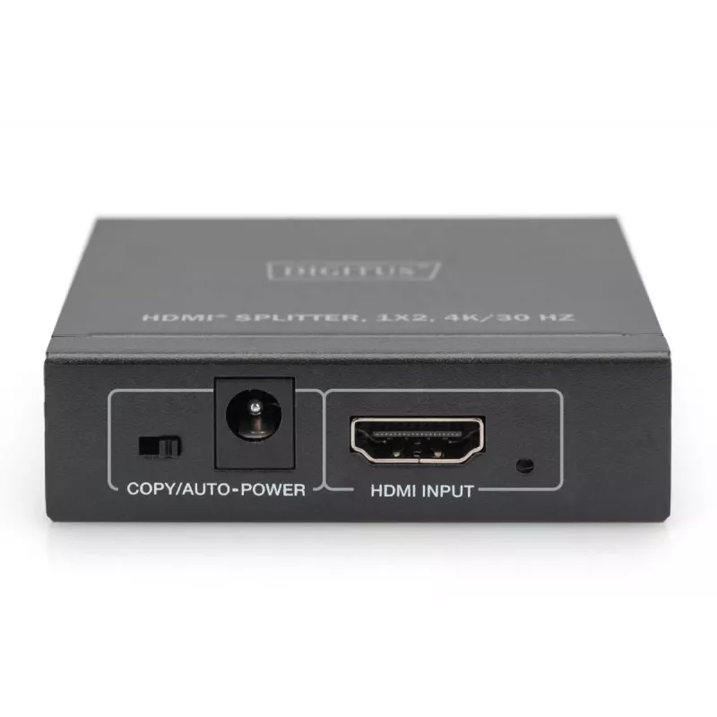 DIGITUS HDMI Sadalītājs 1x2 4K/30Hz, melns