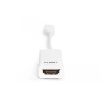 DIGITUS ASSMANN Mini DisplayPort uz HDMI adaptera kabelis, 15 cm, balts