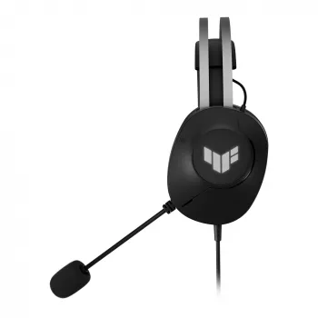 ASUS TUF Gaming H1 Gen II austiņas ar mikrofonu, vadu, USB-C, melnas