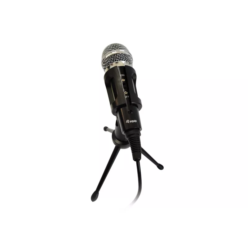 Equip Mini galda mikrofons, -30 dB, 30 - 16000 Hz, 2200 Ω, vads, 3.5 mm