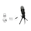 Equip Mini galda mikrofons, -30 dB, 30 - 16000 Hz, 2200 Ω, vads, 3.5 mm