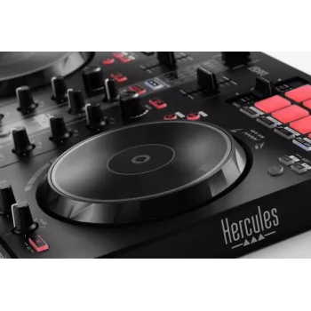 Hercules INPULSE 300 MK2 Vinila skrečotājs Melns, Sarkans