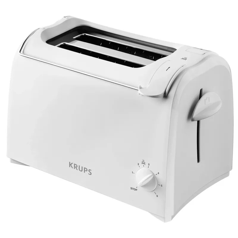 Krups Proaroma KH151110 tosteris 2 šķēlēm 850 W balts