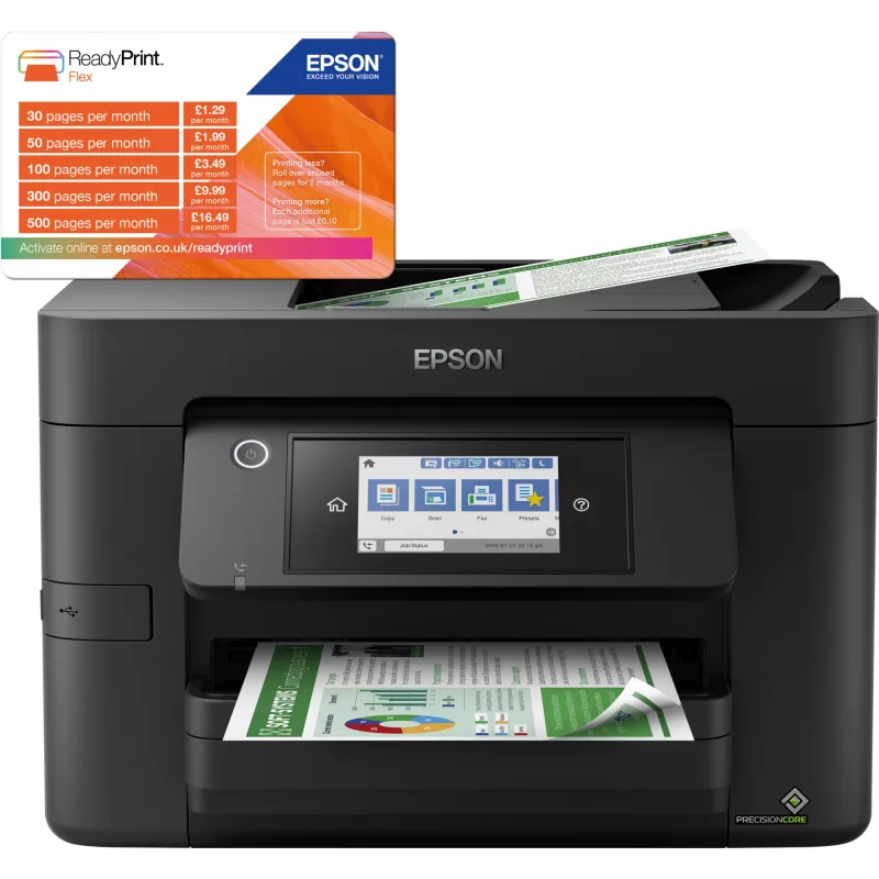 Epson WorkForce Pro WF-4820DWF Daudzfunkciju Printeris Inkjet A4 4800 x 2400 DPI 25 ppm Wi-Fi