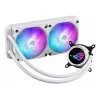 ASUS ROG Strix LC III 240 ARGB White Edition šķidruma dzesēšanas komplekts 12 cm