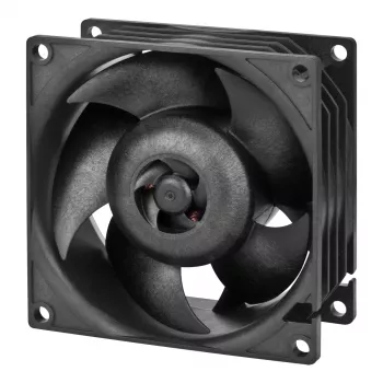 ARCTIC S8038-10K - 80 mm servera ventilators, 8 cm, 173.3 m³/h, melns