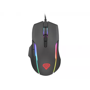 Pele GENESIS Xenon 220 G2, klusa, optiska, 12800 DPI, USB, melna