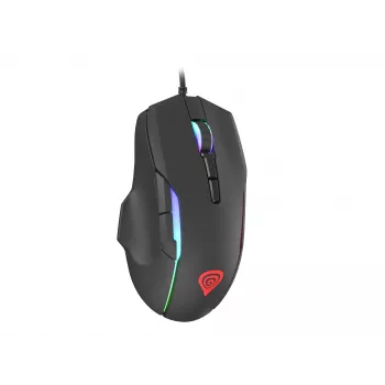 Pele GENESIS Xenon 220 G2, klusa, optiska, 12800 DPI, USB, melna