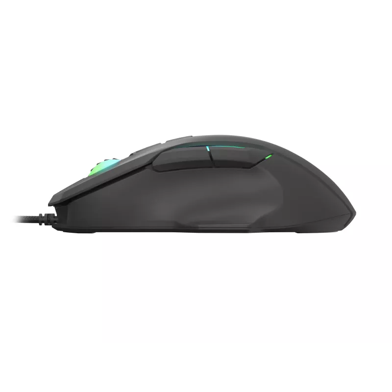 Pele GENESIS Xenon 220 G2, klusa, optiska, 12800 DPI, USB, melna