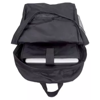 Manhattan Knappack Mugursoma 15.6 inch, Melna, ZEMAS IZMAKSAS, Vieglas, Iekšējā klēpjdatora kabata, Aksesuāru kabata, Polsterētas regulējamas plecu siksnas, Ūdens pudeles turētājs, Trīs gadu garantija