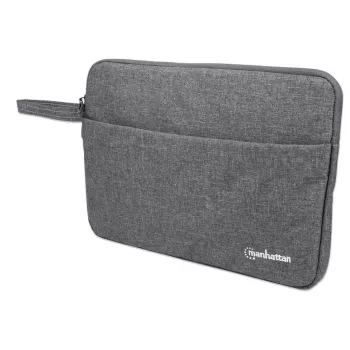 Manhattan Seattle Laptop Sleeve 14.5 collas, Pelēks, Pildīts, Īpaši mīksts iekšējais polsterējums, Galvenais nodalījums ar dubultiem rāvējslēdzējiem, Priekšējā kabata ar rāvējslēdzēju, Pārnēsāšanas cilpa, Ūdensizturīgs un izturīgs, Portatīvā datora maciņš